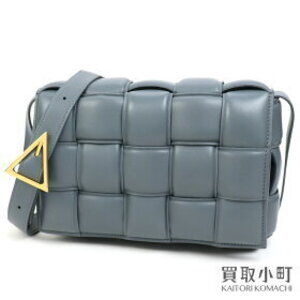 Bottega Veneta Padded Cassette Messenger Bag Thunder Maxi lambskin